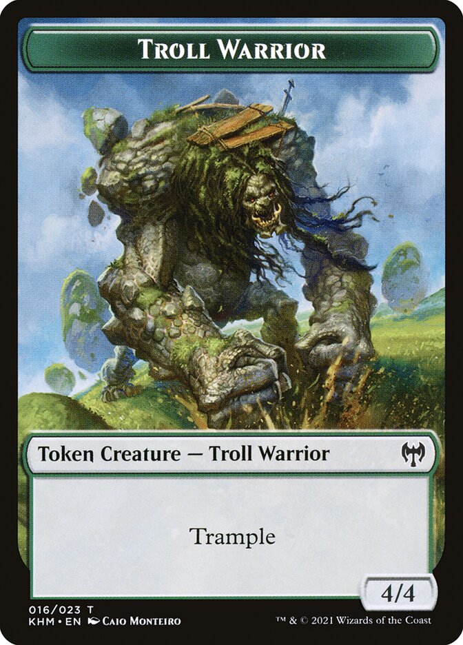 Magic the Gathering Card - Troll Warrior - MTG Circle