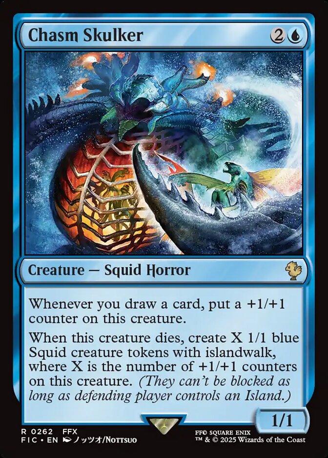 Magic the Gathering Card - Chasm Skulker - MTG Circle