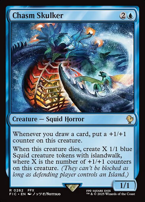 Magic the Gathering Card - Chasm Skulker - MTG Circle