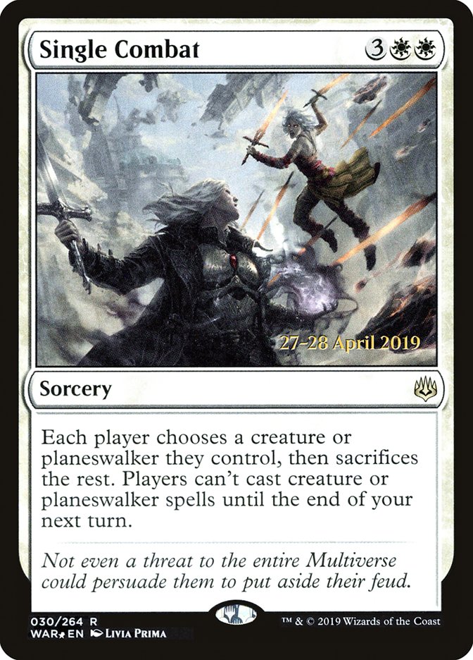 Magic the Gathering Card - Single Combat - MTG Circle