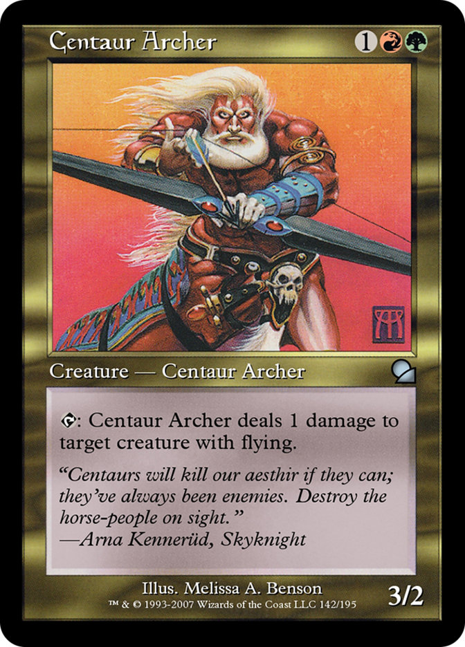 Magic the Gathering Card - Centaur Archer - MTG Circle