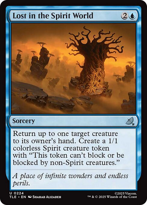Magic the Gathering Card - Lost in the Spirit World - MTG Circle