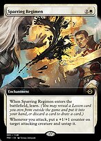 Magic the Gathering Card - Sparring Regimen - MTG Circle