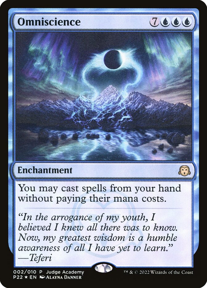 Magic the Gathering Card - Omniscience - MTG Circle