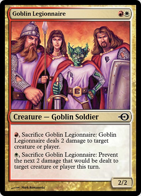 Magic the Gathering Card - Goblin Legionnaire - MTG Circle