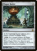 Magic the Gathering Card - Plague Boiler - MTG Circle