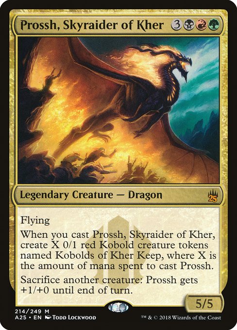 Magic the Gathering Card - Prossh, Skyraider of Kher - MTG Circle