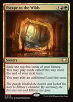 Magic the Gathering Card - Escape to the Wilds - MTG Circle