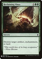 Magic the Gathering Card - Reclaiming Vines - MTG Circle