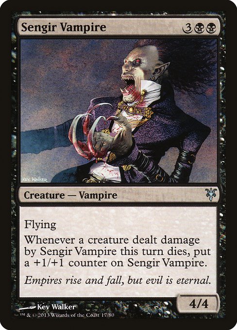 Magic the Gathering Card - Sengir Vampire - MTG Circle