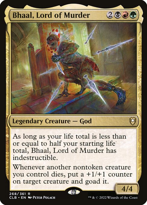 Magic the Gathering Card - Bhaal, Lord of Murder - MTG Circle