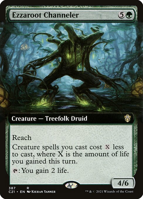 Magic the Gathering Card - Ezzaroot Channeler - MTG Circle