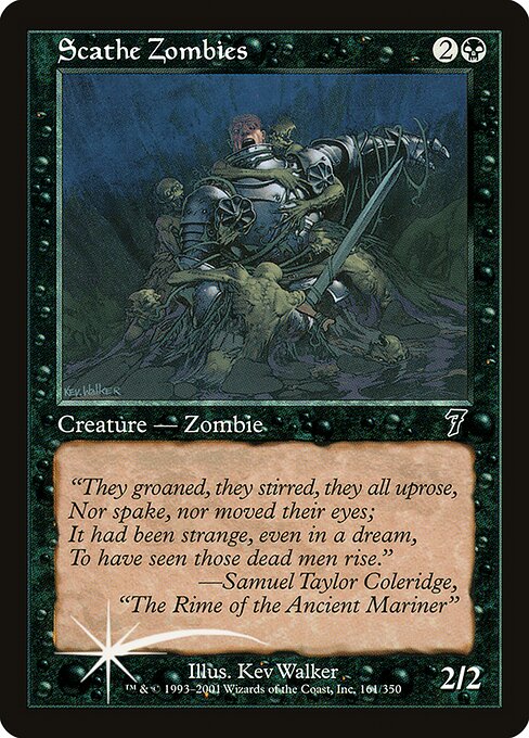 Magic the Gathering Card - Scathe Zombies - MTG Circle