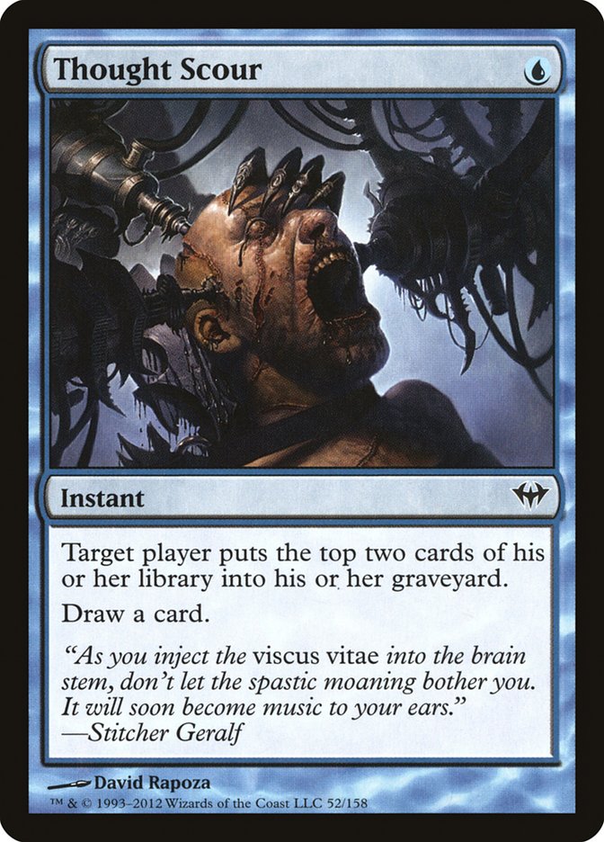 Magic the Gathering Card - Thought Scour - MTG Circle