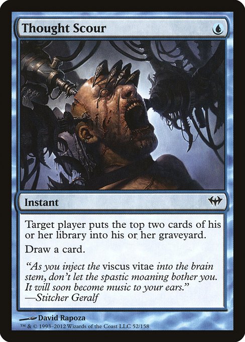 Magic the Gathering Card - Thought Scour - MTG Circle