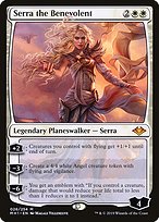 Magic the Gathering Card - Serra the Benevolent - MTG Circle