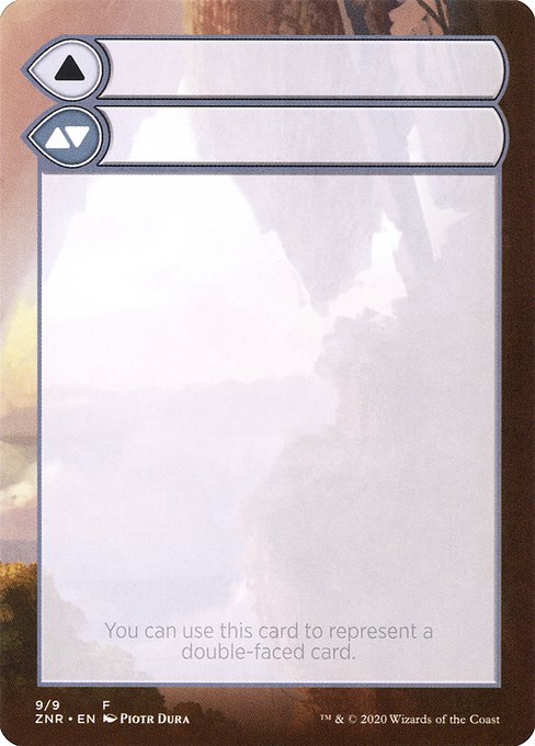 Magic the Gathering Card - Double-Faced Substitute Card - MTG Circle