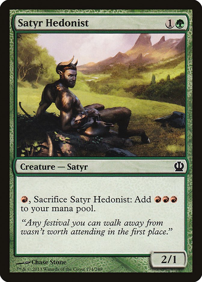 Magic the Gathering Card - Satyr Hedonist - MTG Circle