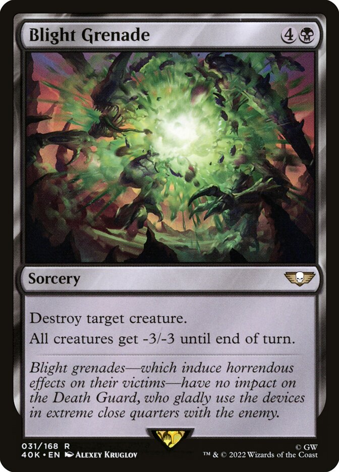 Magic the Gathering Card - Blight Grenade - MTG Circle