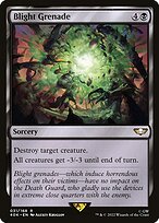 Magic the Gathering Card - Blight Grenade - MTG Circle