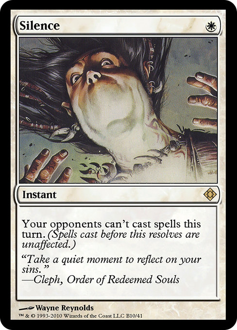 Magic the Gathering Card - Silence - MTG Circle