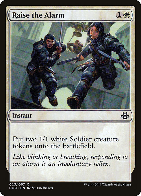 Magic the Gathering Card - Raise the Alarm - MTG Circle