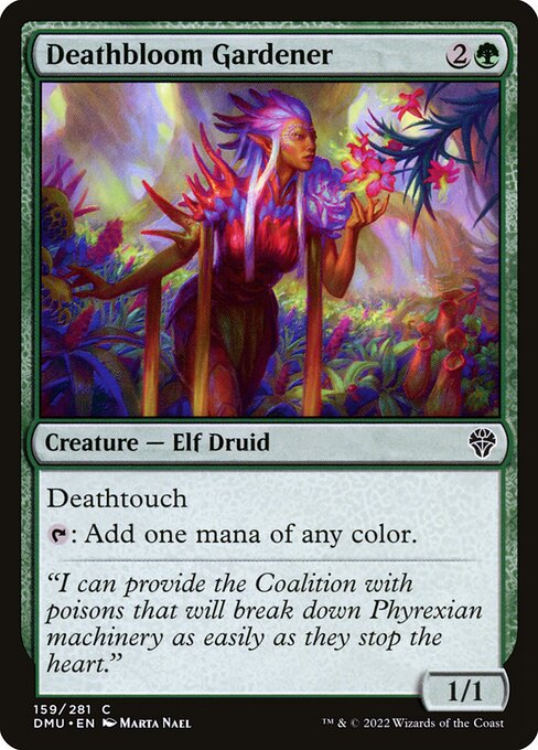 Magic the Gathering Card - Deathbloom Gardener - MTG Circle