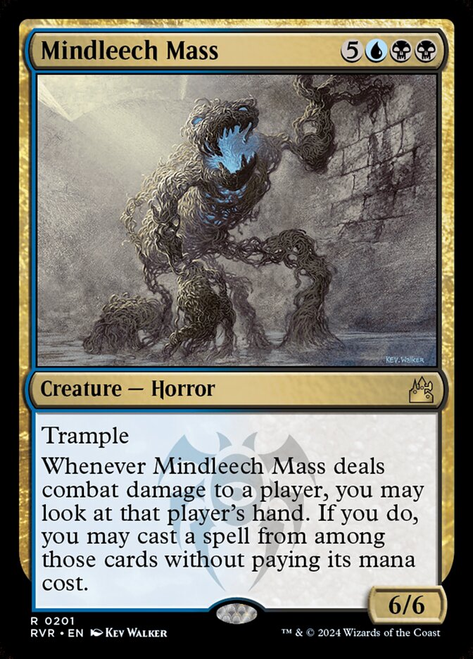 Magic the Gathering Card - Mindleech Mass - MTG Circle