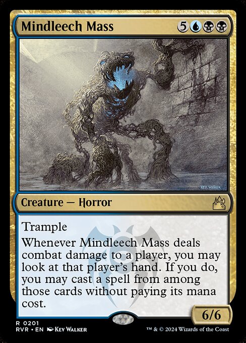 Magic the Gathering Card - Mindleech Mass - MTG Circle