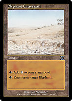 Magic the Gathering Card - Elephant Graveyard - MTG Circle