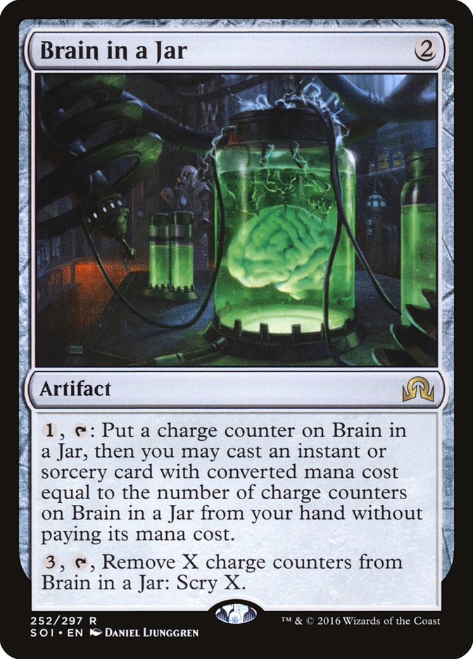 Magic the Gathering Card - Brain in a Jar - MTG Circle