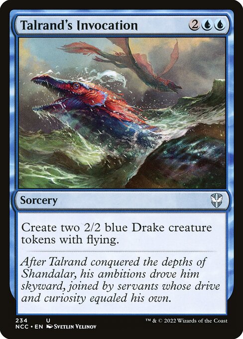 Magic the Gathering Card - Talrand's Invocation - MTG Circle