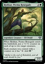 Magic the Gathering Card - Rishkar, Peema Renegade - MTG Circle