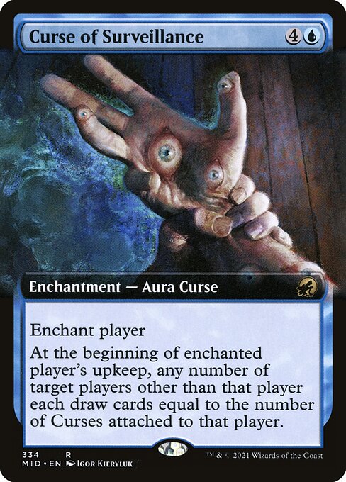 Magic the Gathering Card - Curse of Surveillance - MTG Circle