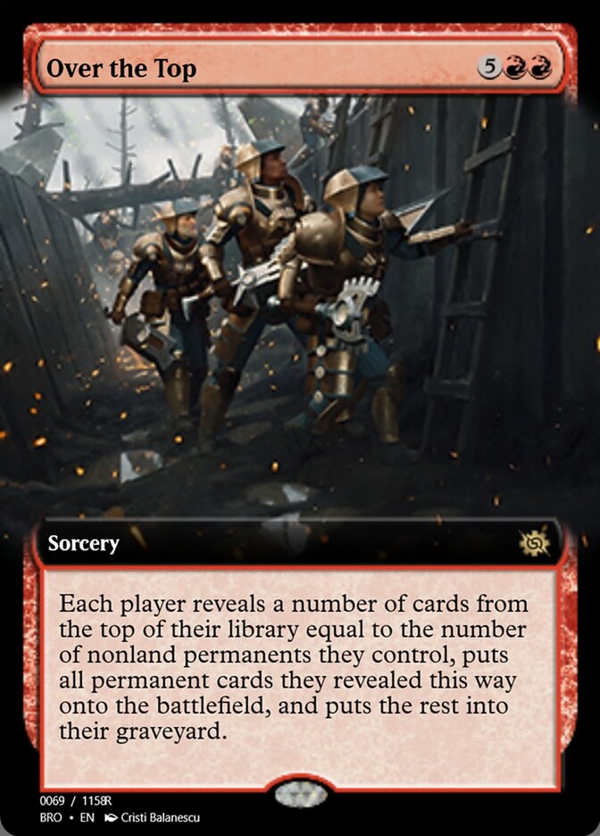 Magic the Gathering Card - Over the Top - MTG Circle