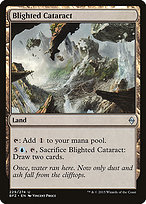 Magic the Gathering Card - Blighted Cataract - MTG Circle