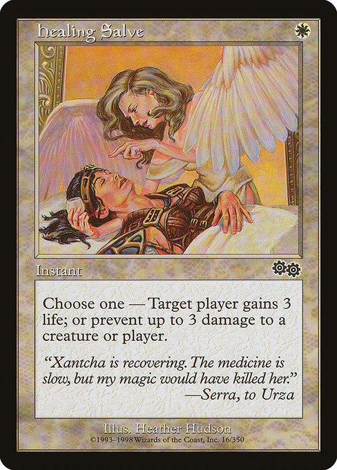 Magic the Gathering Card - Healing Salve - MTG Circle