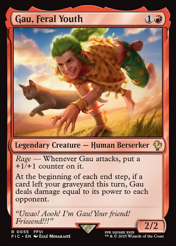 Magic the Gathering Card - Gau, Feral Youth - MTG Circle