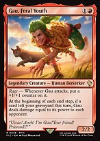 Magic the Gathering Card - Gau, Feral Youth - MTG Circle