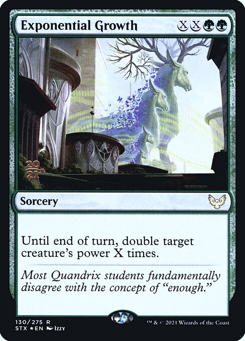 Magic the Gathering Card - Exponential Growth - MTG Circle