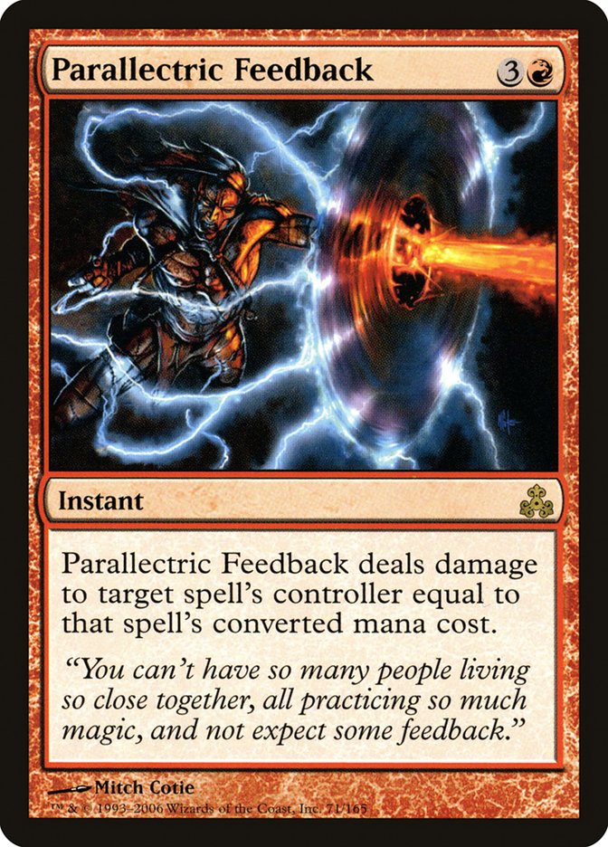 Magic the Gathering Card - Parallectric Feedback - MTG Circle