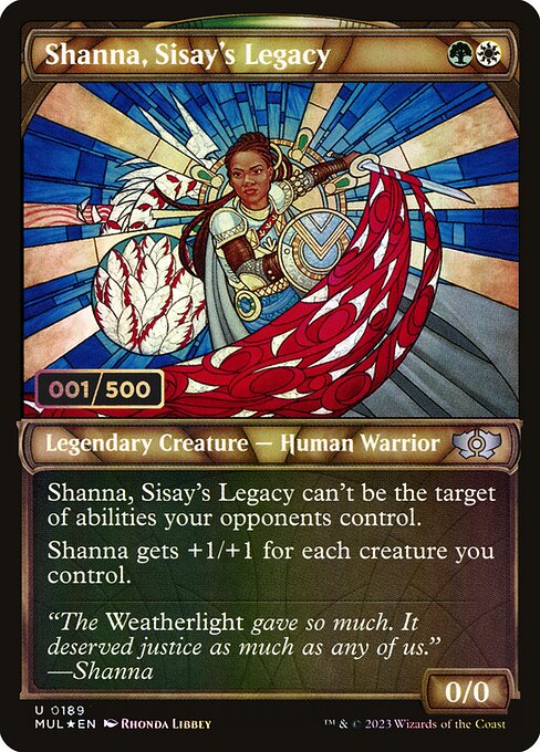 Magic the Gathering Card - Shanna, Sisay's Legacy - MTG Circle