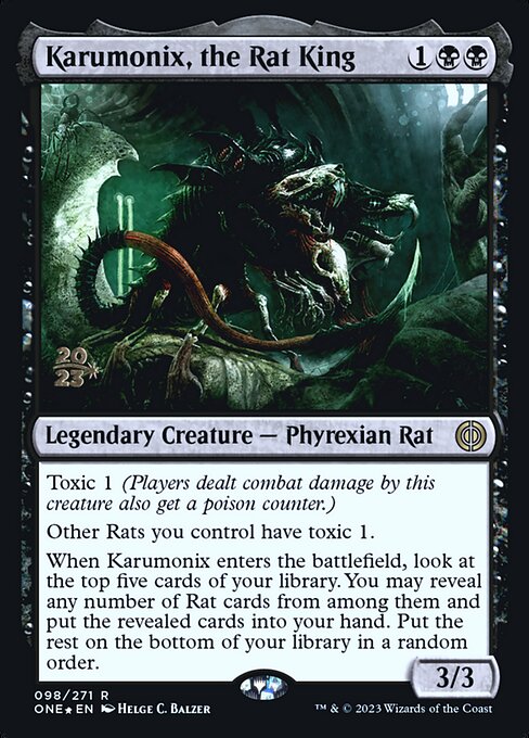 Magic the Gathering Card - Karumonix, the Rat King - MTG Circle