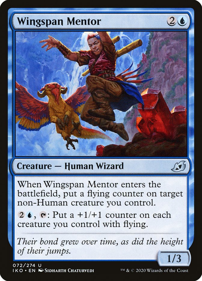 Magic the Gathering Card - Wingspan Mentor - MTG Circle