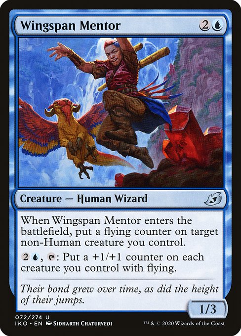 Magic the Gathering Card - Wingspan Mentor - MTG Circle