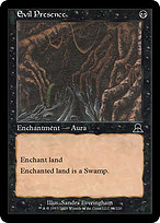 Magic the Gathering Card - Evil Presence - MTG Circle