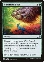Magic the Gathering Card - Monstrous Step - MTG Circle