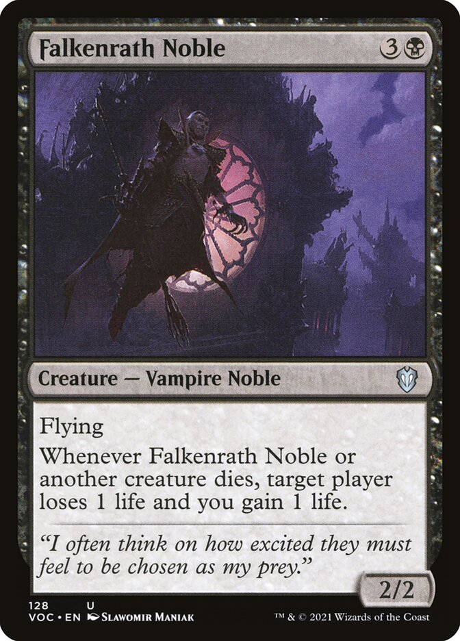 Magic the Gathering Card - Falkenrath Noble - MTG Circle