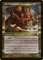 Magic the Gathering Card - Hunting Kavu - MTG Circle
