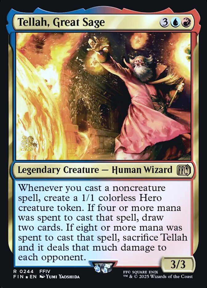 Magic the Gathering Card - Tellah, Great Sage - MTG Circle
